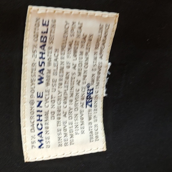 Cream & Black Vintage Misty Harbor Mid Calf Length Trench Coat sz 14 W/ Belt - Picture 7 of 10